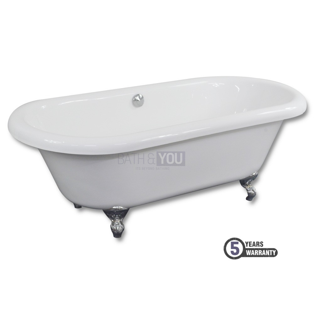 Clawfoot Soaking Acrylic Bathtub Price in India