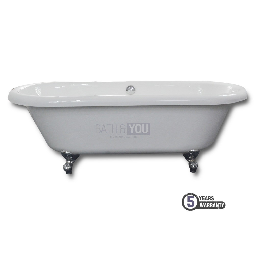 Clawfoot Soaking Acrylic Bathtub - Image 2