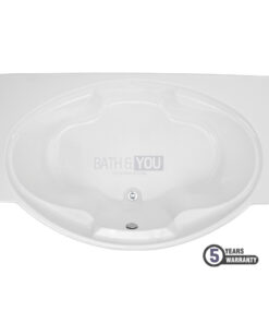 Alternative view of Coral Freestanding Soaking Acrylic Bath tub