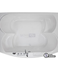 Alternative view of Twin Freestanding Soaking Bathtub